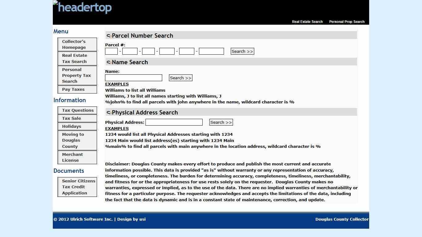 Douglas County Collector